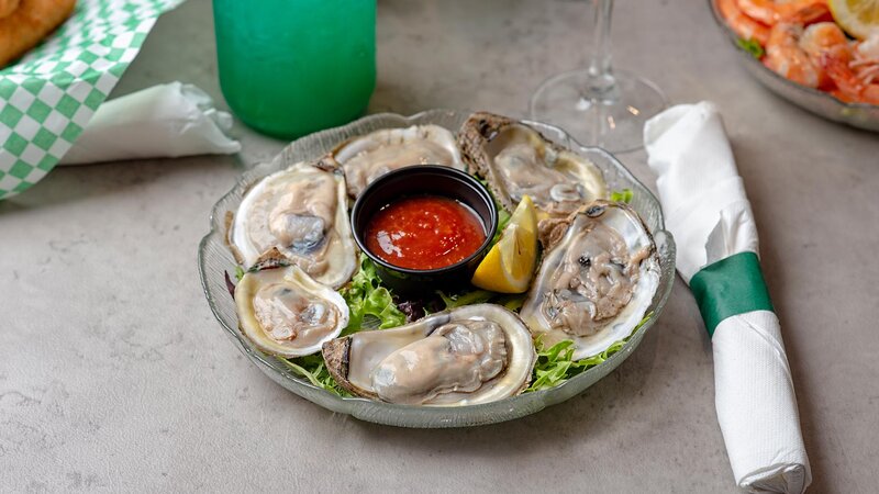 Oysters on the Half Shell appetizer